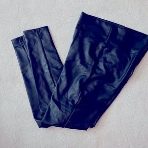 Pleather skinny pants